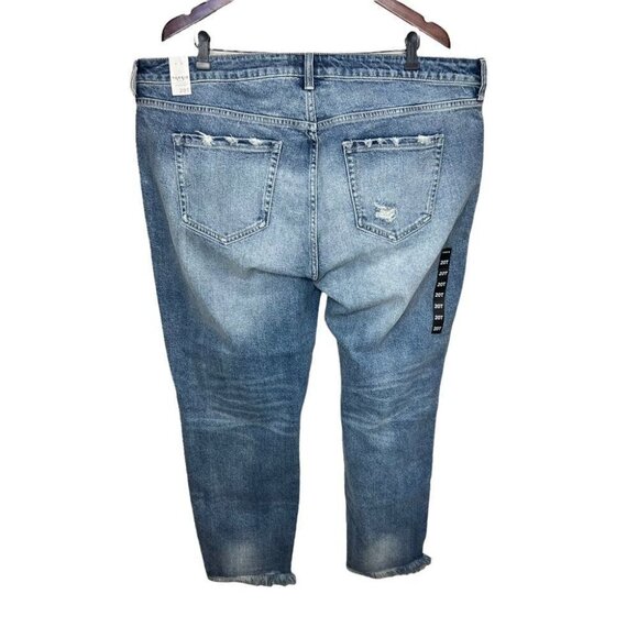 Torrid High Rise Straight Distressed Jeans Size 20 NWT - Picture 4 of 16